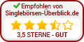 Siegel „Empfohlen“ mit 3,5 Sternen (120×60)