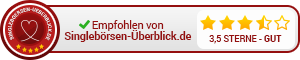 Siegel „Empfohlen“ mit 3,5 Sternen (300×60)