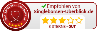 Siegel „Empfohlen“ mit 3,0 Sternen (330×106)
