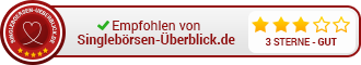Siegel „Empfohlen“ mit 3,0 Sternen (330×60)