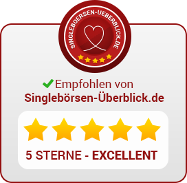 Siegel „Empfohlen“ mit 5,0 Sternen (272×266)