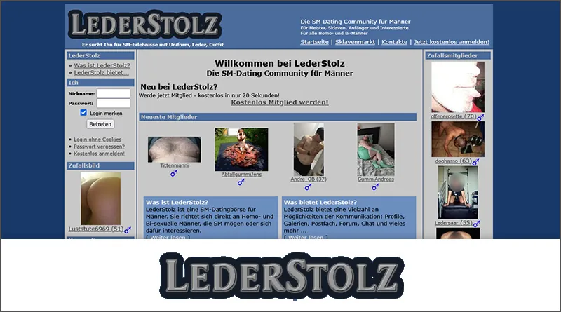 Lederstolz.com: Startseite
