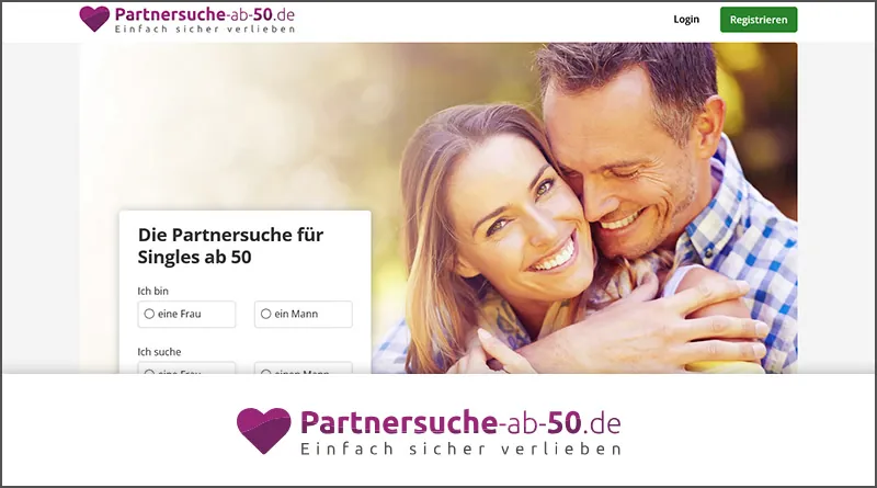 Partnersuche ab 50: Startseite