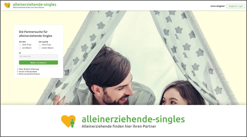 alleinerziehende-singles.de: Startseite