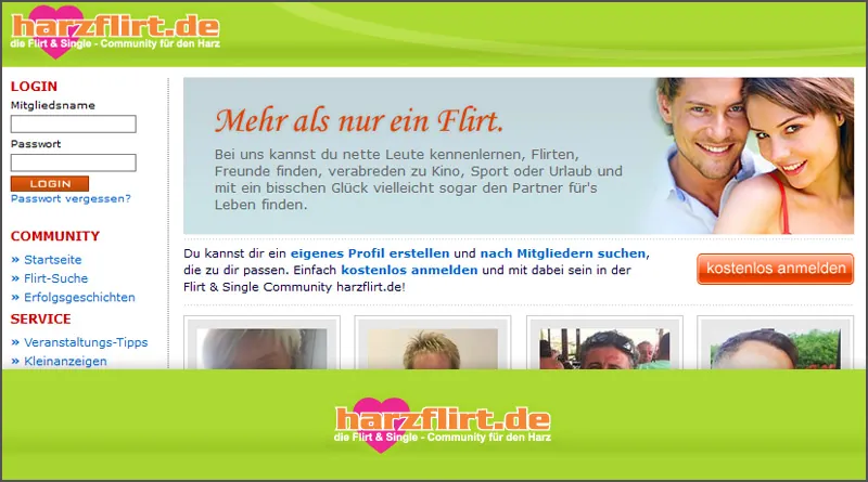 Harzflirt.de: Startseite
