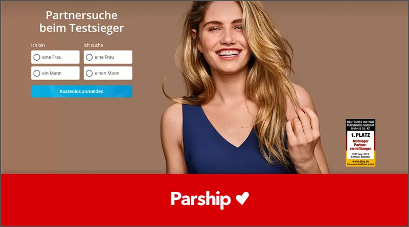 Parship: Startseite