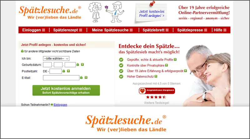spaetzlesuche.de: Startseite