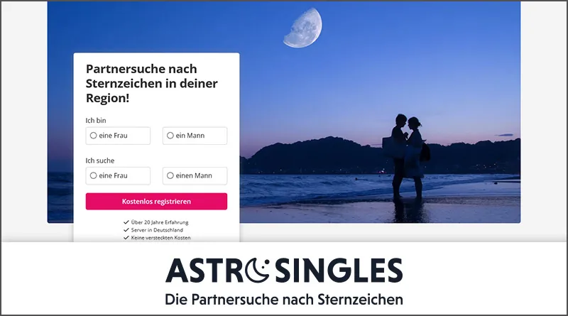 Astro-Singles.de: Startseite