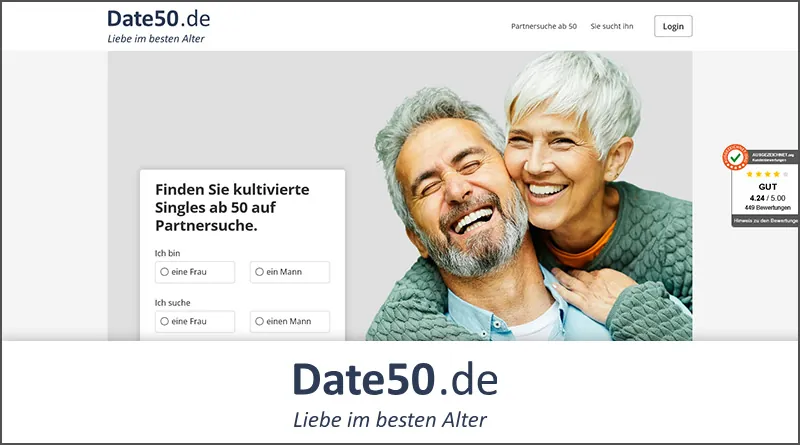 Date50: Startseite
