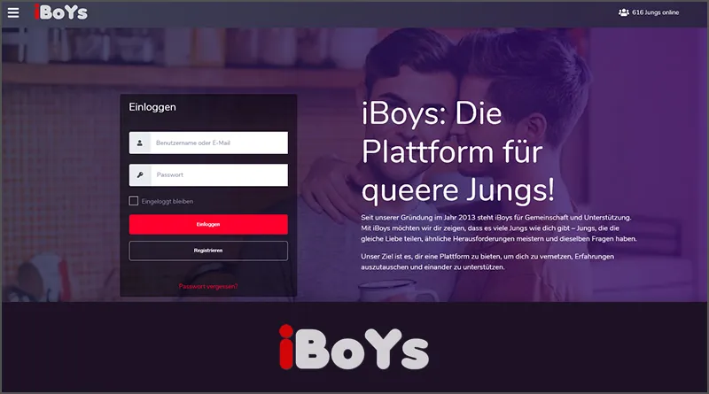 iBoys: Startseite