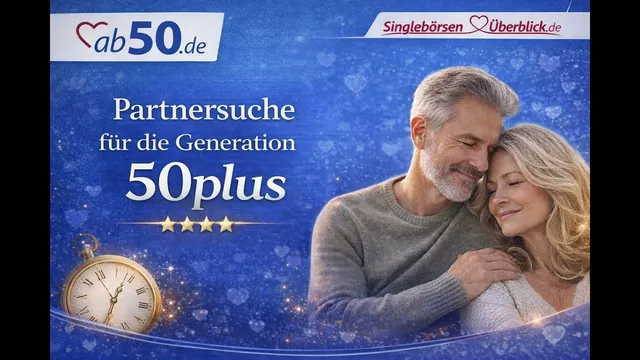 Vorschaubild: ab50.de im Test ❤️ Singlebörse ab 50 kurz erklärt | Erfahrungen, Funktionen & Fazit