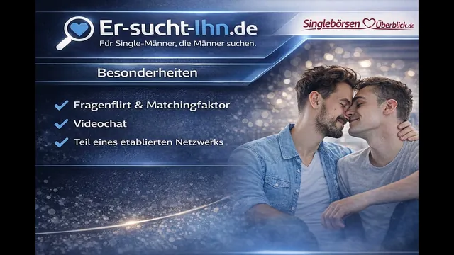 Vorschaubild: Er-sucht-Ihn.de im Test 🌈 Gay-Dating Plattform erklärt | Erfahrungen, Funktionen & Fazit